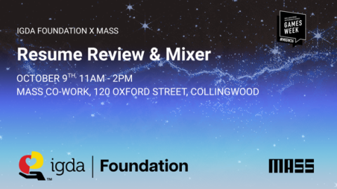 IGDA Foundation - Resume Review & Mixer