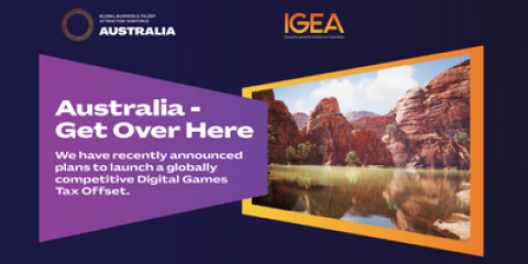 image with copy Australia get over here